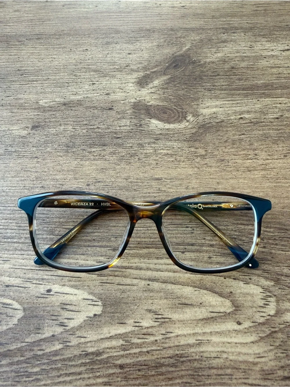 Etnia Barcelona Eyeglasses FRAMES ONLY Vicenza 22 HVBL Havana Blue 51-15-137